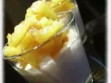 Recette Verrine ananas miel vanille et mascarpone