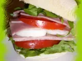 Recette Sandwich crudités-jambon...