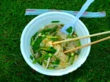 Recette Ban pho au tofu et légumes croquants