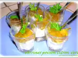 Recette Mini verrines poisson au citron vert et mini verrines tomato-banane sauce chocolat