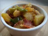 Recette Pommes de terre rissolées, chorizo & poivrons