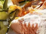 Recette Papillote de saumon au fromage frais