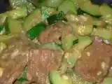 Recette Wok de boeuf et courgettes sauce asiatisante