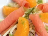 Recette Salade de fenouil, orange & saumon fumé