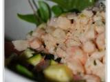 Recette Salade fraîcheur au ceviche et courgettes marinées