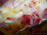 Recette Gratin de pâtes au jambon & camembert