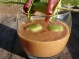 Recette Soupe froide melon/tomate, une association très fraîche