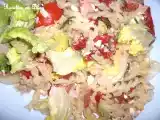 Recette Salade de pates, feta, thon, basilic