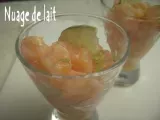 Recette Petite verrine apéritive de tartare de saumon au citron vert