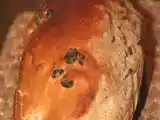 Recette Pain de campagne aux noisettes et aux raisins