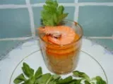 Recette Flan de crevettes à la bisque de homard