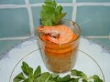 Recette Flan de crevettes à la bisque de homard