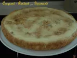 Recette Tarte biscuitée à la rhubarbe