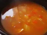 Recette Soupe marocaine au poulet et aux pois chiches.