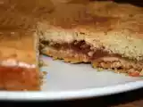 Recette Gâteau basque à la confiture prunes-amandes