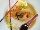 Recette Effilée de truite un peu chinoise