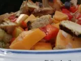 Recette Salade colorée mangue et poulet