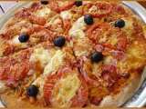 Recette Pizza sur pierre réfractaire....