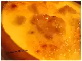 Recette Creme brulee aux pommes, raisins secs et rhum