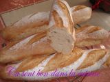 Recette Baguettes à l'épeautre