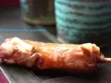Recette Yakitori de roulés de boeuf au fromage