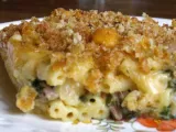 Recette Macaroni and cheese aux épinards et jambon de bayonne