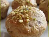 Recette Muffins coeur de fruits rouges aux éclats d'amandes et de pistaches