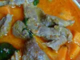 Recette Curry rouge de boeuf & patate douce (thaïlande)
