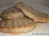 Recette Cote de porc moutarde marinee a l'huile de truffe & sirop d'erab