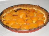 Recette Tarte au flan et aux abricots