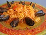 Recette L'excellent risotto aux fruits de mer et chorizo!
