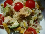 Recette Salade de riz au bord de l'océan - meeres - reissalat