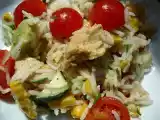Recette Salade de riz au bord de l'océan - meeres - reissalat