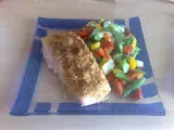 Recette Filet de saumon en croûte de crumble de noisette