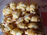 Recette Mini croissants crevettes, ou anchois