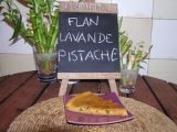 Recette Flan lavande-pistache, ou comment j'ai recyclé ma crème anglaise