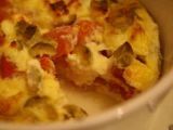 Recette Clafouti tomate et chèvre frais