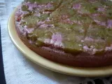 Recette Gâteau tatin léger à la rhubarbe et fraise