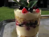 Recette Trifle aux groseills et cassis
