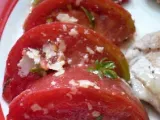 Recette Salade de tomate noire de crimée - schwarzer krim- tomatensalat