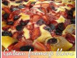 Recette Gateau au fromage blanc et fruits rouges