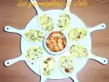 Recette Apéritif gourmand : crèmes brûlées à la tomate séchée, crevettes à la mexicaine