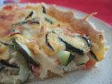 Recette Tarte feuilletée aux courgettes, tomates et basilic