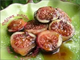 Recette Figues rôties sur plancha, à l'huile d'olive & au miel