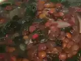Recette Soupe aux lentilles, blettes et citron