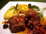 Recette Sanglier aux olives et galettes de polenta