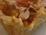 Recette Tarte aux prunes jaunes et abricots sur crème d'amande