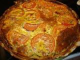 Recette Quiche a la tomate et blancs de dinde