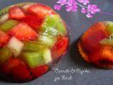 Recette Dômes de fruits au thé vert à l'agar agar