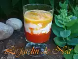 Recette Verrines tricolores poivrons et brandade